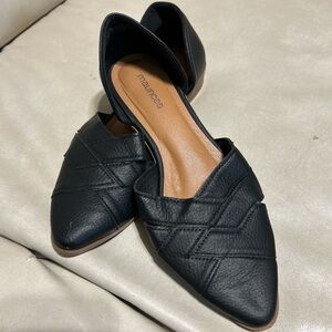 Maurices Quilted Black Flats